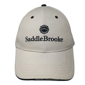 Saddle Brooke Slideback Baseball Cap Beige OS Adjustable Robson Communities